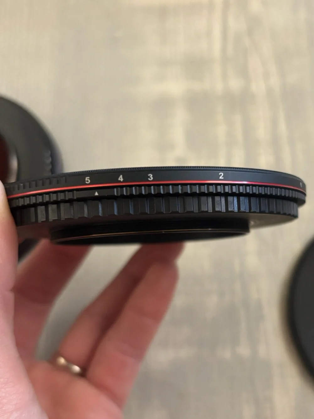 Black Lens Cap Set for Camera Lenses